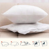 19.6"x19.6" Throw Pillow Insert, Christmas Decor Cushion Core with Non-woven Cotton, Soft Support Lumbar Cushion