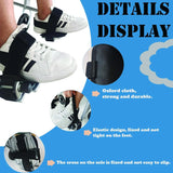 Wheelchair Restraint Shoes, Adjustable Footrest Safety Straps to Help Keep Feet Positioned on Wheelchair Pedals