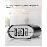 2 Pieces Combination Lock, 4-Digit Heavy-Duty Combo Lock, Combination Padlock Outdoor Waterproof Gate Locks for Outdoor Fence, Gate Hasps (2 Pieces)