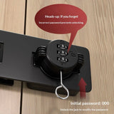 Mechanical Password Rotary Hasp Locks, Cabinet Locks with Combination, Door Security Latch for Small Barn Doors, Cabinets, Gate, Bathroom, Black In Australia - Darrahopens