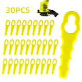30 Pieces Replacement Blades High Performance Blade And Disc, Plastic Blade Accessories for Grass Trimmer, Replacement Parts and Accessories-, Yellow