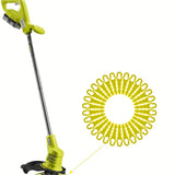30 Pieces Replacement Blades High Performance Blade And Disc, Plastic Blade Accessories for Grass Trimmer, Replacement Parts and Accessories-, Yellow