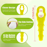 30 Pieces Replacement Blades High Performance Blade And Disc, Plastic Blade Accessories for Grass Trimmer, Replacement Parts and Accessories-, Yellow