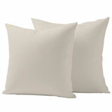 Ivory Outdoor Pillow Covers, Waterproof Decorative Throw Pillowcases Set of 2 for Patio Sofa Furniture, Ivory White In Australia - Darrahopens