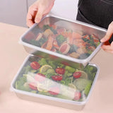 2 Piece, Fridge Storage Containers, Stainless Steel Baking Pans with Lids, Freezer Meal Prep, Market Stall Catering, Rectangular, 12x8x3 In In Australia - Darrahopens