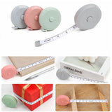 6 Pack Measuring Tape, 60-inch/1.5m Soft Tape Measure for Sewing, Body Fabric Tailor Cloth Knitting, Retractable Ruler with Push Button, Double Scale