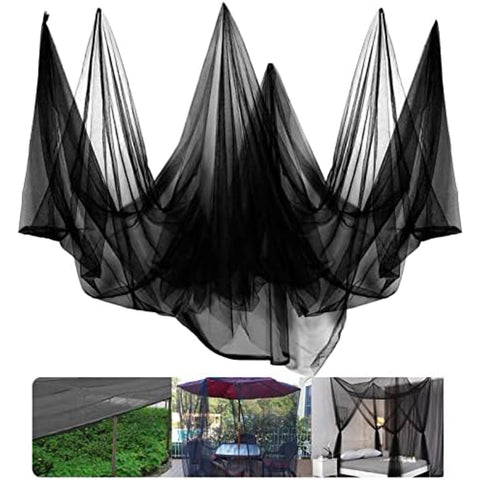 20x10Ft Mosquito Netting Garden Mesh Netting, Fly Bird Net Barrier Hunting Blind Plant Protecting Net, 3x6m, Black In Australia - Darrahopens