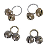 2 Pieces Loud Multifaceted Collar Bells Cats Dog Collar Bells Rustics Pet Bells for Enhancing Safety and Fashion