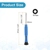 10 Pieces T6 Torx Mini Screwdriver Set, 3 mm Torx Head 87 mm Repair Tool for Small Appliances, Yellow and Green In Australia - Darrahopens