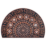 Boho Style Semicircular Door Mat, Heavy-Duty Outside Door Mat, Half Round Welcome Mat Outdoor for Front Door, Entryway, Patio In Australia - Darrahopens