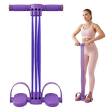 Pedal Resistance Bands with Handles, Home Abdominal and Waist Toning Fitness Equipment, Crunches Elastic Pull Rope, and Core Training In Australia - Darrahopens