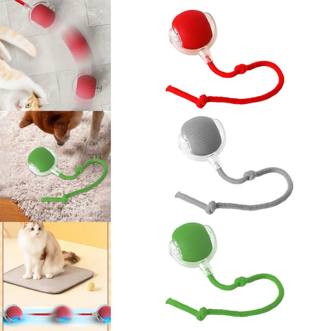 3 Pack Interactive Cat Ball Toy, Electric Cat Toy with USB Rechargeable, Three Working Modes, 360 Rolling Smart Ball for Cats and Dogs In Australia - Darrahopens
