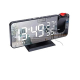 LED Digital Projection Alarm Clocks USB Electronic Ceiling Projector Alarm Clock with FM Radio for Bedroom Bedside Desktop Clock In Australia - Darrahopens
