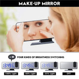 LED Digital Projection Alarm Clocks USB Electronic Ceiling Projector Alarm Clock with FM Radio for Bedroom Bedside Desktop Clock In Australia - Darrahopens