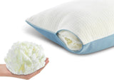 Pillow, Memory Foam, 50 x 60 cm, Summer and Winter Side, for Home, Office and Everyday Comfort, with Supportive Memory Foam for Lasting Comfort