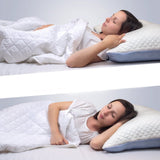 Pillow, Memory Foam, 50 x 60 cm, Summer and Winter Side, for Home, Office and Everyday Comfort, with Supportive Memory Foam for Lasting Comfort