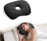 Ear Pillow, Donut Pillow, Ring Pillow, Piercing Pillow, Ear Pain, Orthopedic Head Pillow, Sleeping Earplugs, Side Sleeping Pillow, Black In Australia - Darrahopens