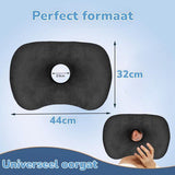 Ear Pillow, Donut Pillow, Ring Pillow, Piercing Pillow, Ear Pain, Orthopedic Head Pillow, Sleeping Earplugs, Side Sleeping Pillow, Black In Australia - Darrahopens