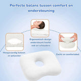 Ear Pillow, Donut Pillow, Ring Pillow, Piercing Pillow, Ear Pain, Orthopedic Head Pillow, Sleeping Earplugs, Side Sleeping Pillow, White In Australia - Darrahopens