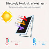 100% Blackout Window Film, Matte Privacy Film for Bedrooms, Nurseries and Home Windows, Easy DIY Static Cling Installation, Black, 50 x 300 cm In Australia - Darrahopens