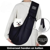 Dog Carrier, Dog Carrying Bag, Dog Sling, Dog Bag, Cat Travel Bag, Cat Front Carrier, Pet Carrier Bag, Black, for Cats, Dogs and Small Pets