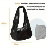 Dog Carrier, Dog Carrying Bag, Dog Sling, Dog Bag, Cat Travel Bag, Cat Front Carrier, Pet Carrier Bag, Black, for Cats, Dogs and Small Pets