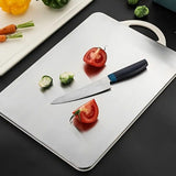 Stainless Steel Cutting Board Extra Thick 1.2cm, Double, sided, Scratch, resistant, Anti, slip edge, Dishwasher safe, Cutting boards In Australia - Darrahopens