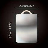 Stainless Steel Cutting Board Extra Thick 1.2cm, Double, sided, Scratch, resistant, Anti, slip edge, Dishwasher safe, Cutting boards