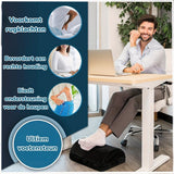 Ergonomic Footrest, Foot Cushion, Chair Cushion, Footstool, Anti, Slip, Desk Accessories, Back Pain, Sitting Posture, Black In Australia - Darrahopens