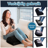 Ergonomic Footrest, Foot Cushion, Chair Cushion, Footstool, Anti, Slip, Desk Accessories, Back Pain, Sitting Posture, Black In Australia - Darrahopens