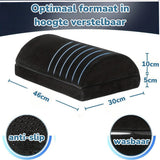 Ergonomic Footrest, Foot Cushion, Chair Cushion, Footstool, Anti, Slip, Desk Accessories, Back Pain, Sitting Posture, Black In Australia - Darrahopens