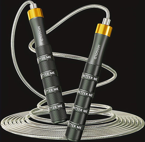 Professional Sports Jump Rope, Black, Adjustable, Weighted, High, Quality Material, Adults, Speedrope, Fitness, Home Training In Australia - Darrahopens