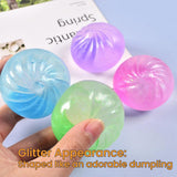 4 Pieces Giant Squishy Dumpling Squishy, Sparkling Crystal Dumplings, Anxiety Reducer, Fidget Squishy, Sensory Fidget, Decompression Toy In Australia - Darrahopens