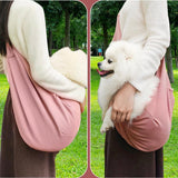 Dog Carrier Bag, free travel safety bag, for small puppies and kittens, for outdoor adventures and traveling by subway, Pink In Australia - Darrahopens
