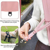 Dog Carrier Bag, free travel safety bag, for small puppies and kittens, for outdoor adventures and traveling by subway, Pink In Australia - Darrahopens