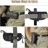 1 Piece Portable Glasses Case, Molle System Sunglasses Bag, Shockproof Protective Case, Glasses with Belt Clip, Black In Australia - Darrahopens