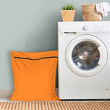 Pet Laundry Bags, Twill Polyester Laundry Bags, Prevents Laundry Bags from Getting Clogged with Pet Hair, and Rabbits Orange Color