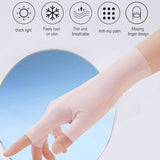 2 Pairs of women's UV, protective gloves, women's fingerless summer gloves, driving gloves with sun protection, touchscreen mittens, black