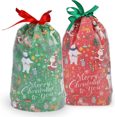 30 Pack Christmas Zipper Gift Bags, Reusable Treat and Candy Packaging Pouches for Cookies, Party Favors, Birthdays and Holiday Gifts In Australia - Darrahopens