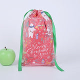 30 Pack Christmas Zipper Gift Bags, Reusable Treat and Candy Packaging Pouches for Cookies, Party Favors, Birthdays and Holiday Gifts