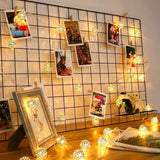 Moroccan Style LED String Lights, 3 m 20 LED Warm White Indoor Decorative Lights for Christmas, Bedroom, Window and Party Decor