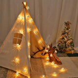 Moroccan Style LED String Lights, 3 m 20 LED Warm White Indoor Decorative Lights for Christmas, Bedroom, Window and Party Decor