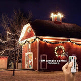 2 Pack, 10 m 200 LED USB-powered String Lights, IP67 Waterproof Indoor Outdoor Lights for Christmas, Wedding, Patio and Lawn