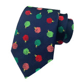 Blue Snowflake Christmas Necktie, Adjustable Wrinkle Resistant Holiday Tie with Smooth Finish for Parties, Gifts and Seasonal Outfits In Australia - Darrahopens