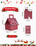 20 Pack Christmas Gift Boxes, Festive Apple and Candy Treat Boxes for Christmas Eve, Party Favors, Holiday Wrapping and Small Gifts In Australia - Darrahopens