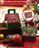 20 Pack Christmas Gift Boxes, Festive Apple and Candy Treat Boxes for Christmas Eve, Party Favors, Holiday Wrapping and Small Gifts In Australia - Darrahopens