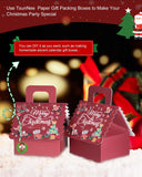20 Pack Christmas Gift Boxes, Festive Apple and Candy Treat Boxes for Christmas Eve, Party Favors, Holiday Wrapping and Small Gifts In Australia - Darrahopens