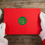 500 Pack Merry Christmas Stickers, Removable Gold Foil Round Labels for Envelopes, Gift Seals, Cards and Holiday Decorations In Australia - Darrahopens
