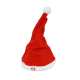 Battery Operated Singing and Dancing Santa Hat, Animated Plush Christmas Hat with Music and Movement for Party and Holiday Decor