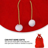 2 Pack Santa Toy Storage Drawstring Bags, Red 70 x 50 cm Gift Sacks for Christmas Snacks, Parties, Family Gatherings and Storage In Australia - Darrahopens